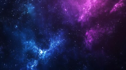 Fototapeta premium Cosmic Symphony Deep Space Nebula Scenery with Glittering Stars and Vibrant Colors Background