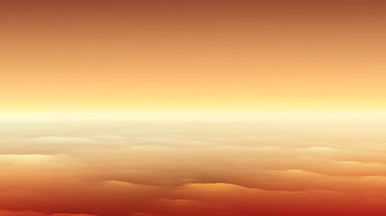 Ethereal sunset cloudscape background, golden hour sky with soft clouds and warm colors