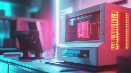 Advanced Machine for PCR Amplifying DNA Samples in Laboratory Setting