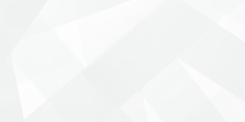 Abstract white Geometric banner design background.