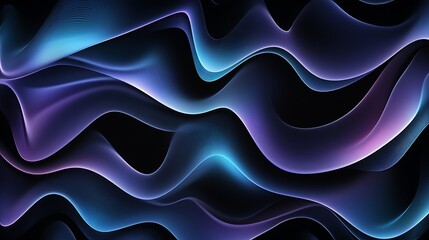 Abstract waves background with flowing lines in blue and purple for modern design concepts
