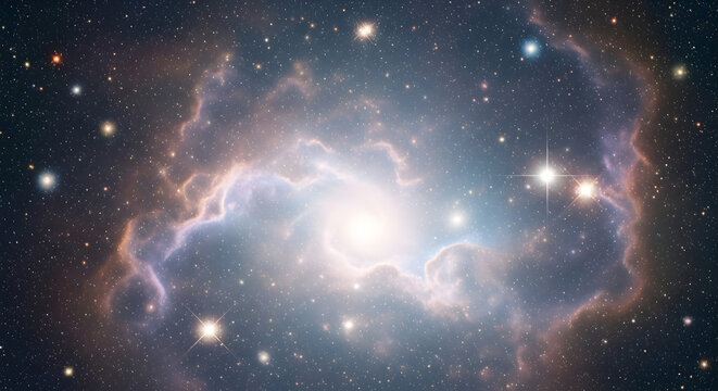 Cosmic Nebula A Celestial Tapestry of Stars and Gas