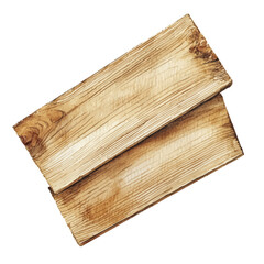 Wood Sandpaper, watercolor vector, isolated on a white background.