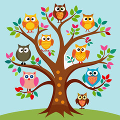 Fototapeta premium Tree Icon Vectors 