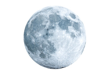 Full moon in the night sky. Celestial body, lunar surface.