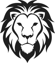 Majestic Lion Head Logo Powerful Animal Symbol For Business Branding