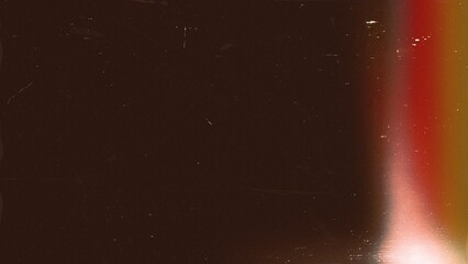 Light leak film effect with dust and scratches overlay