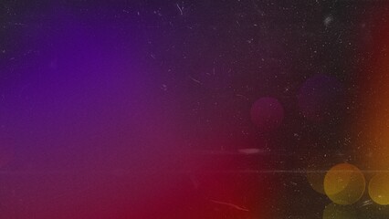 Purple and red hues blend seamlessly in a light leak, adorned with bokeh, dust, and scratches, creating a vintage film aesthetic © Arma