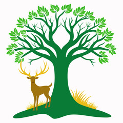 vector illustration of a tree