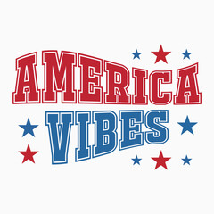 America Vibes Retro SVG T shirt design vector sublimation