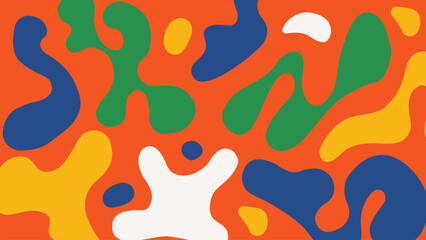 Vibrant abstract fluid background