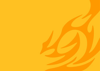 Abstract background with seamless wavy tribal pattern and with some copy space area