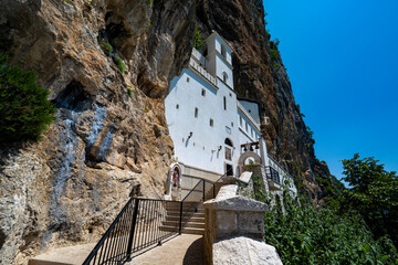 Monastère orthodoxe d'Ostrog au Montenegro