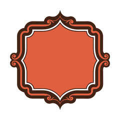 Western Poster Frame Design In Vintage Style