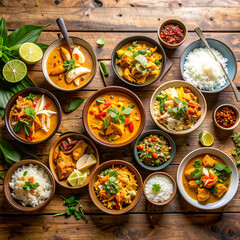 Thai Food Table