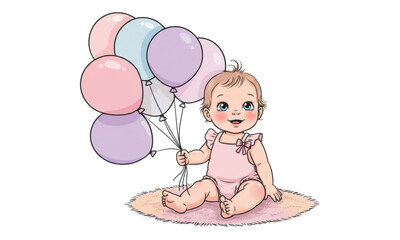 little girl in pink dress