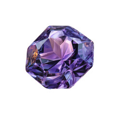 Captivating amethyst crystal transparent background gemstone photography studio setting close-up view