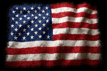 Obraz premium American flag for Memorial Day, 4th of July, Labour Day. Independence Day, USA. 