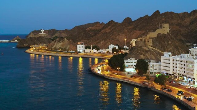Muttrah Muscat Port, Port Sultan Qaboos is one of the main commercial ports in Oman. It is Oman's premier maritime gateway, enjoying a prime location in the politically stable sultanate