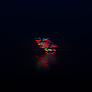 Glitch Reflection Square Logo Reveal MOGRT 259