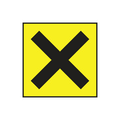 Obraz premium cross icon