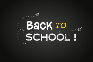 back to school vector illustration