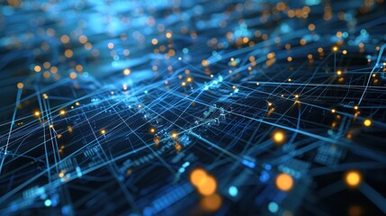 Big data connection technology, can be used for display or montage your products, technology, businessman, digital, business, innovative, computer, tech, networking
