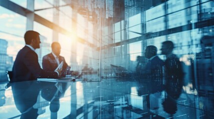 close up business men and team present project and the meeting rooms, financial, technology, office, adult, computer, modern, professional, office, success, target, contact, win