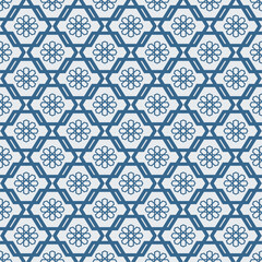 seamless blue pattern