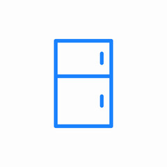 refrigerator icon simple icon sign vector