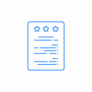 review document icon sign vector