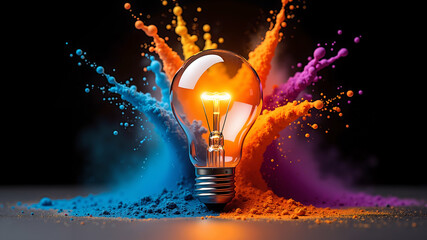 Vivid, photorealistic flames rise in tangerine and golden yellow hues against a stark black background, capturing texture, kinetic energy, and fluid motion for bold visual impact.