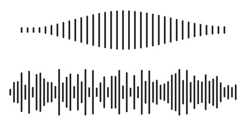 Music wave line sound one noise icon audio frequency signal podcast radio sound wave volume hand art. sound wave Effect. sound and audio waves. Volume wave ,Waves of the equalizer. 