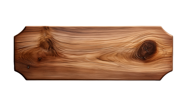 Rustic Wooden Sign on a Post