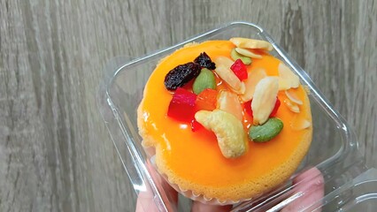 Fruit Cupcake for Eating after Meal