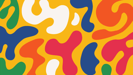 Red abstract fluid background