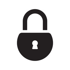 Padlock Icon Secure Access Symbol