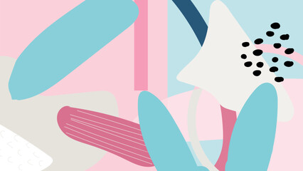 Colorful scribble art background