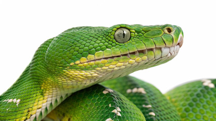 Fototapeta premium Snake, isolated transparent background