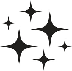 Soft Glow Four Pointed Star &ndash; Simple Decorative Element