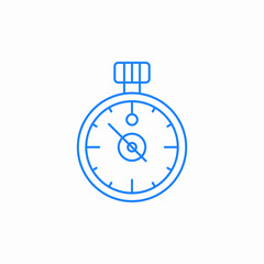 stopwatch timer icon sign vector