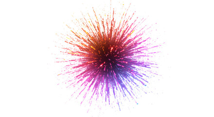 Colorful abstract burst of light radiating from the center, creating a vibrant display suitable for digital backgrounds