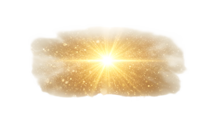 A radiant burst of golden light emanating from a soft, dreamy background, creating a magical atmosphere for various creative uses