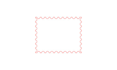 Post stamp vector design, post stamp frame