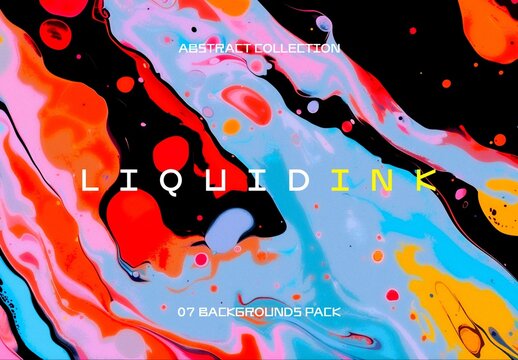 Liquid Ink Backgrounds