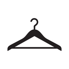 Clothes Hanger Icon Vector, Coat Hanger Outline, Clothes Hanger Line Art