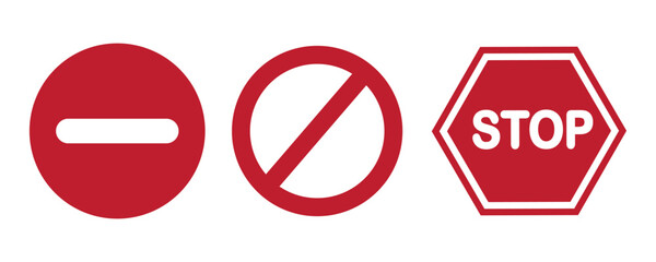 abstract stop or closed logo vector design.