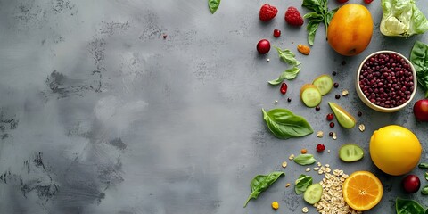 Clean Eating Made Simple: A Colorful Selection of Fruits and Vegetables, vegetables on a wooden table