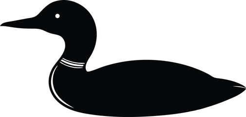 black duck vector illustration