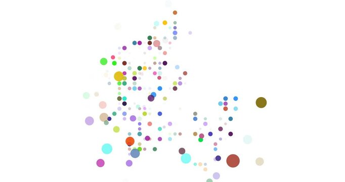 Denmark Country Shape Appears In Dots